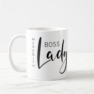 Personalisiertes Boss Lady-Logo Kaffeetasse