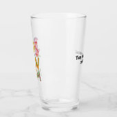 Personalisiertes Bostin-Mama-Schwarzglas Glas (Links)