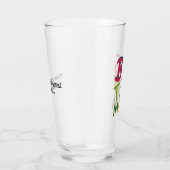 Personalisiertes Bostin-Mama-Schwarzglas Glas (Rechts)