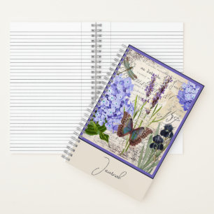 Personalisiertes botanisches Journal Notizblock