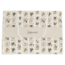 Personalisiertes Botanisches Kräuter-Taschentuch B