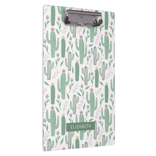 personalisiertes botanisches Muster Klemmbrett (Rechts)