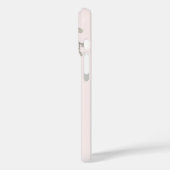 Personalisiertes botanisches Wasserfarben-Monogram Case-Mate iPhone Hülle (Rückseite / Links)