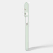 Personalisiertes botanisches Wasserfarben-Monogram Case-Mate iPhone Hülle (Rückseite / Links)