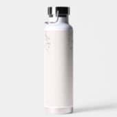 Personalisiertes botanisches Wasserfarben-Monogram Trinkflasche (Rechts)