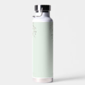 Personalisiertes botanisches Wasserfarben-Monogram Trinkflasche (Rechts)