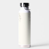 Personalisiertes botanisches Wasserfarben-Monogram Trinkflasche (Links)