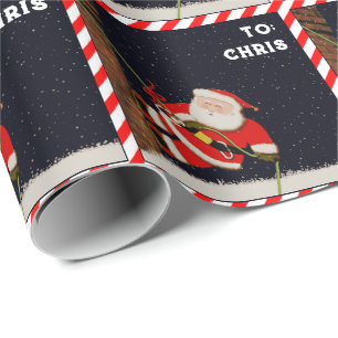 Personalisiertes Boulderurlaub-Geschenk Geschenkpapier