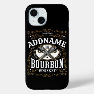 Personalisiertes Bourbon-Vintage-Gewehr-Whiskey-Et Case-Mate iPhone Hülle
