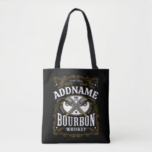 Personalisiertes Bourbon-Vintage-Gewehr-Whiskey-Et Tasche