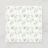 Personalisiertes Bow-Rufen Begleitkarte (Rückseite)