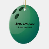 Personalisiertes Bowling Ball Ornament (Rechts)