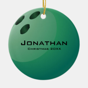 Personalisiertes Bowling Ball Ornament