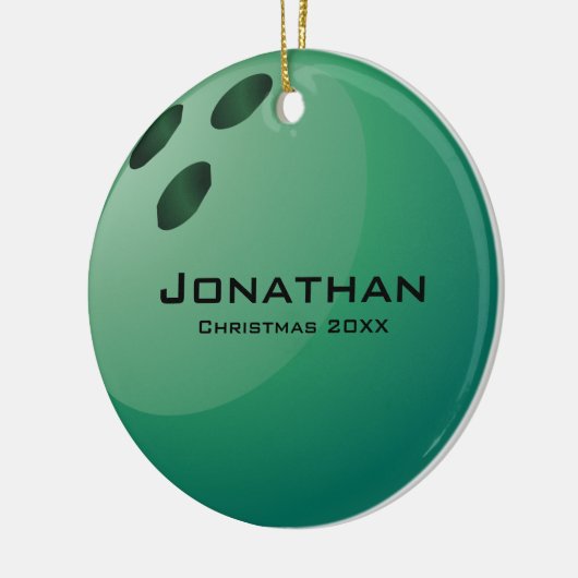 Personalisiertes Bowling Ball Ornament (Links)