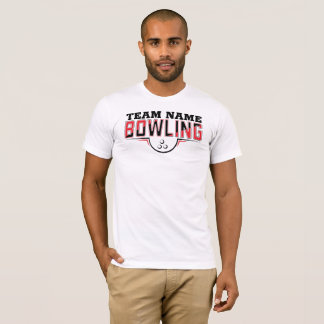 Personalisiertes Bowling-Team-T-Shirt T-Shirt