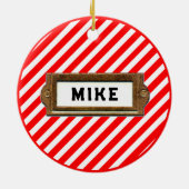 Personalisiertes Boxsammeln Keramik Ornament (Hinten)