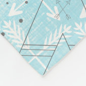 Personalisiertes Boy Room Modernes Arrow Muster Fleecedecke (Ecke)