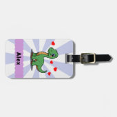 Personalisiertes Brachiosaurus-Dinosaurier-Gepäcka Gepäckanhänger (Vorderseite horizontal)