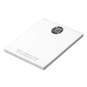 Personalisiertes Branding für Firmenlogos Notizblock (Rotiert)