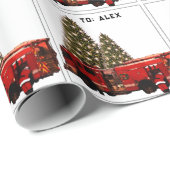 Personalisiertes Brandstiftgeschenk Geschenkpapier (Rolleneckpunkt)