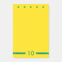 Personalisiertes Brasilien Flaggenfarben Weltmeist