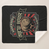 Personalisiertes Brauhaus Label Bier Brauen Bar Pu Sherpadecke (Vorderseite (Horizontal))