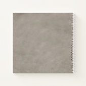 Personalisiertes braunes Pferdebild Notizblock (Rückseite)