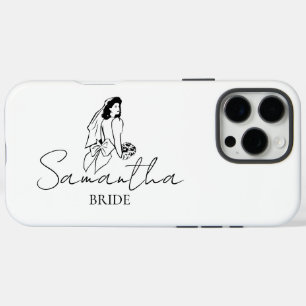 Personalisiertes Braut Namen Geschenk iPhone 16 Pro Max Hülle