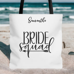 Personalisiertes Braut-Team Tasche