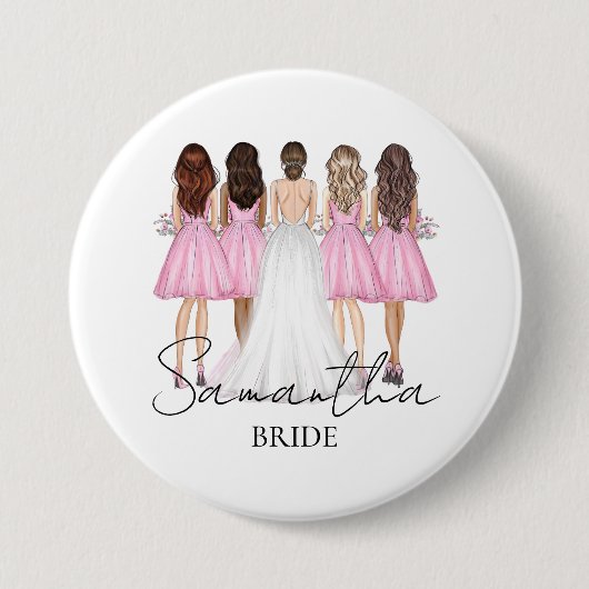 Personalisiertes Brautgeschenk mit individuellem N Button (Vorderseite)
