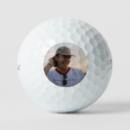 Personalisiertes Bräutigam-Gesicht Junggesellenabs Golfball