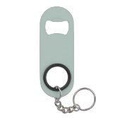 Personalisiertes Brautjungfern-Monogramm und Name Mini Flaschenöffner (Rückseite)