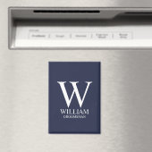 Personalisiertes Brautjunggesellen-Monogramm und - Magnet (In Situ (Geschirrspüler))