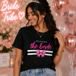 Personalisiertes Brautkleid, Glam Before Vows Brau Tri-Blend Shirt
