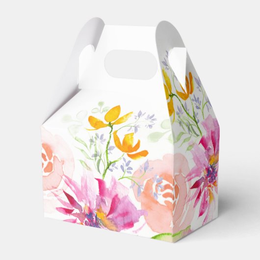 Personalisiertes Brautparty Gefälligkeitsboxen Flo Geschenkschachtel (Rückseite)