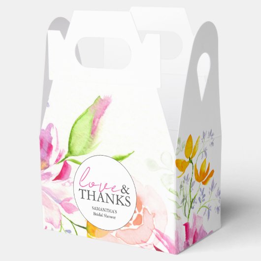 Personalisiertes Brautparty Gefälligkeitsboxen Flo Geschenkschachtel (Geöffnet)