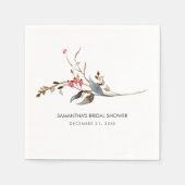 Personalisiertes Brautparty Napkins Dekorative Serviette (Vorderseite)