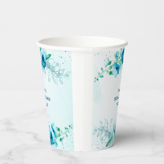 Personalisiertes Brautparty Pappbecher (Rechts)