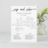 Personalisiertes Brautparty und Lösen Einladung (Stehend Vorderseite)