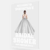 Personalisiertes Brautparty Willkommen Acrylschild (Winkel)