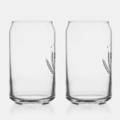 Personalisiertes Brauunternehmen Bierglas Dosenglas (Rechts)