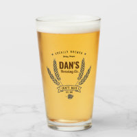 Personalisiertes Brauunternehmen Bierglas