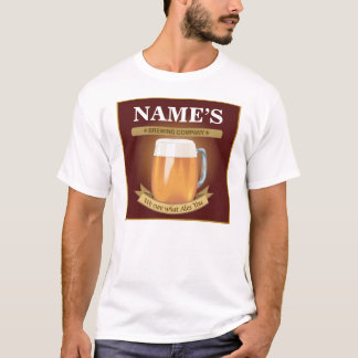 Personalisiertes Brauunternehmen T-Shirt