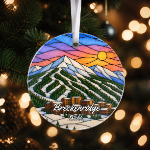 Personalisiertes Breckenridge-Acrylsymbol, individ Ornament