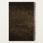 Personalisiertes Breitbild-Tagebuch Notizblock (Rückseite)