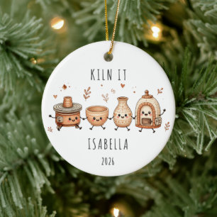 Personalisiertes Brennofen-Ornament für Töpferlieb Keramik Ornament