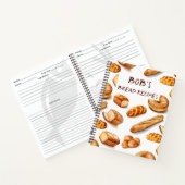 Personalisiertes Brettrezept Notizblock (Innenseite)