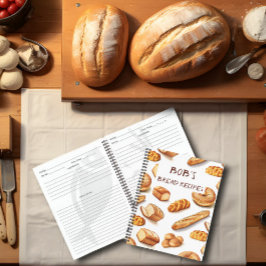 Personalisiertes Brettrezept Notizblock