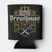 Personalisiertes BrewHouse Best Craft Bier Ale Bar Dosenkühler (Rückseite)