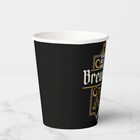 Personalisiertes BrewHouse Best Craft Bier Ale Bar Pappbecher (Rechts)